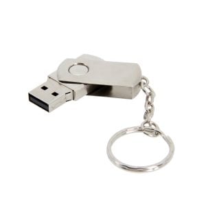 M007 Metal Swivel USB Flash Drive with Key Ring